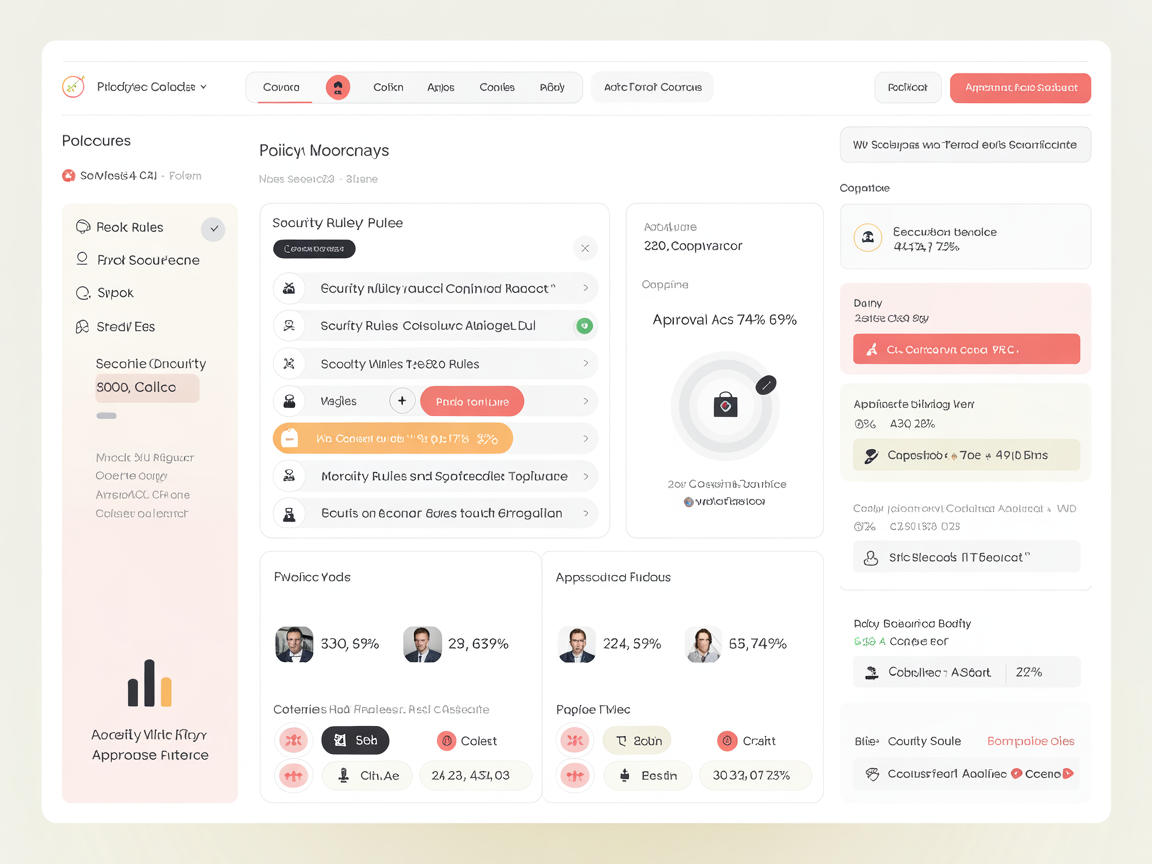 Policy management interface